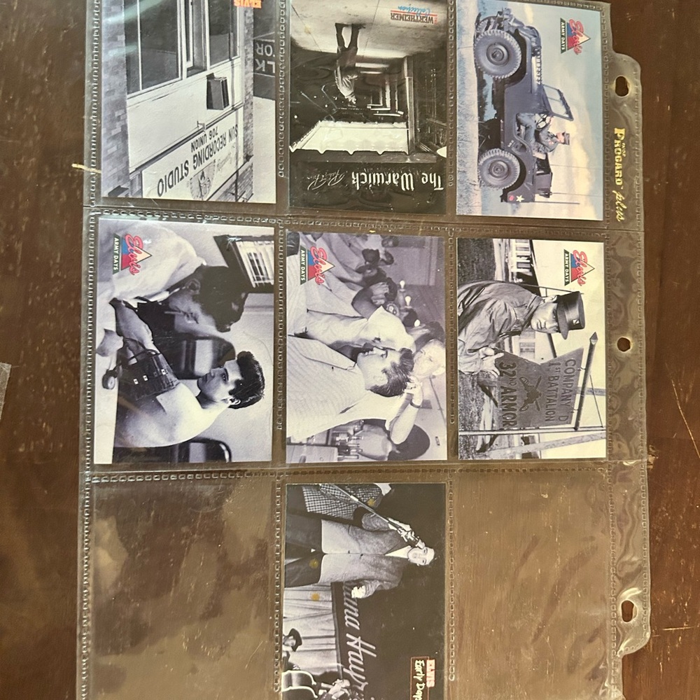 Set/Lot of Collectible Elvis Presley Trading Cards In Sheets - Picture 11 of 16